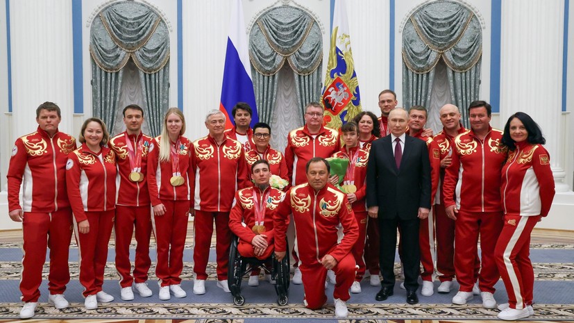 «Сделали возвращение символов России триумфальным»: Путин наградил участников Паралимпиады в Италии